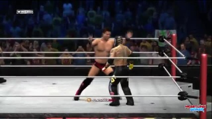 Wwe Summerslam 2012 The Miz vs Rey Mysterio Intercontinental championship Result (machinima)