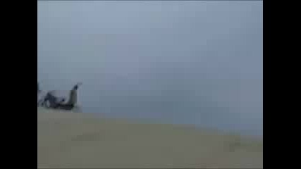 Супер падане от мотор