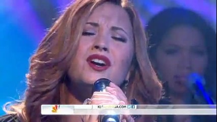 Demi Lovato _skyscraper_ at the Today Show