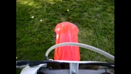 Warming up my 2007 Honda Crf 250r. (hq)