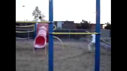 Простак се пребива с тръба