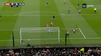 Brentford vs. Manchester United - 1st Half Highlights
