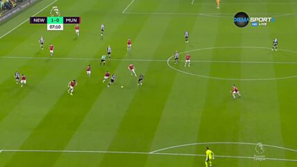 Нюкасъл - Ман Юнайтед 1:0 /първо полувреме/