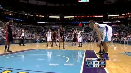 New Orleans Hornets vs Toronto Raptors 85 - 81 [17.01.2011]