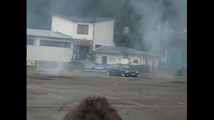 Bmw E36 Burn out