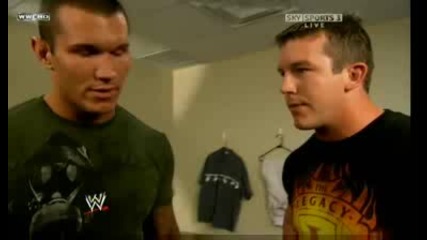 Raw 06.01.09 - Randy Orton and Tedd Backstage