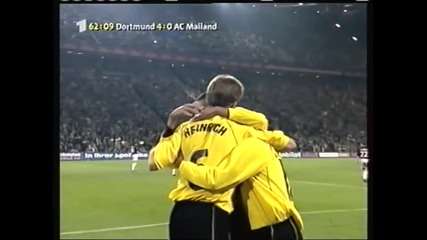 2002 Borussia Dortmund Germany 4 Ac Milan Italy 0 Uefa Cup