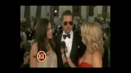 Brad & Angelina Interview @ Golden Globes 09