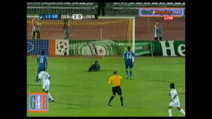 Debrecen - Levski Sofia 1 - 0 (2 - 0,  25 8 2009)