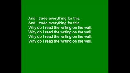 Trapt - these walls (lyrics)