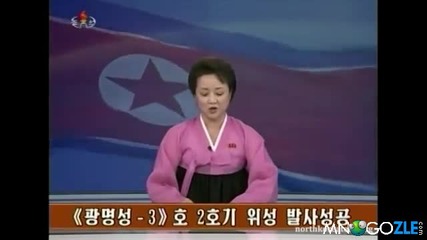 Водеща на новините в Сев Корея