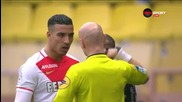 Монако с червен картон за Набил Дирар срещу Ница