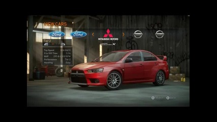 Need For Speed The Run Tuning and Customization Options