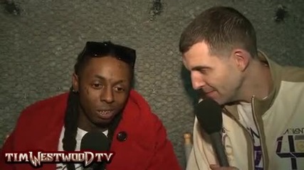 Tim Westwood Tv - интервю с Lil Wayne зад кулисите по време на снимки (video) *високо качество* 