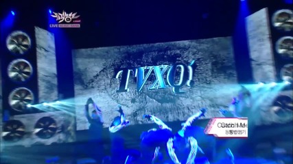 Tvxq! - Catch Me & Hulk Dance ( Kbs Music Bank 2012.10.26 )