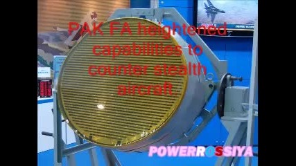 Russian Stealth Counter Stealth fifth generation aircraft. 