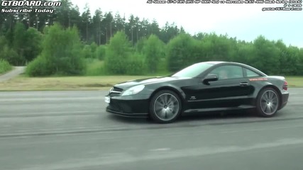 Nissan Gt-r 851 Hp (e85) vs Mercedes Sl65 Amg Black Series