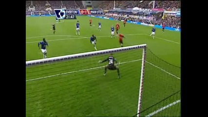 Everton 0 - 1 Manchester U - Fletcher
