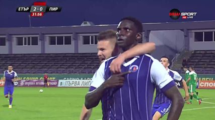 Етър - Пирин 2:0 /първо полувреме/