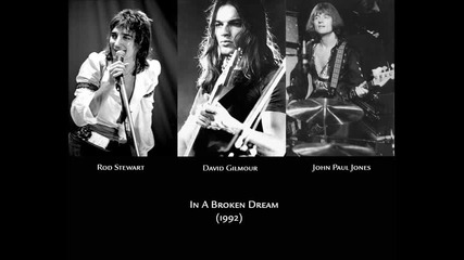 Rod Stewart, David Gilmour, John Paul Jones - In A Broken Dream