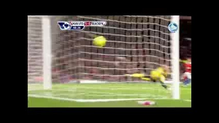 5 gola - Berbatov 9 - Manchester U. - Balckburn 7 - 1