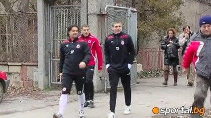 First trainning for Cska for 2009 