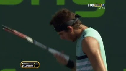 Nadal vs Del Potro - Miami 2009! - The Full Match - Part 4/13!