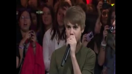 Ново!justin Bieber on Much Music Feb. 1, 2011 (part2) 