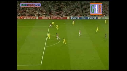 (3 - 0) Arsenal 3 - 0 Villarreal - гол на R.v. Persie (pen.)