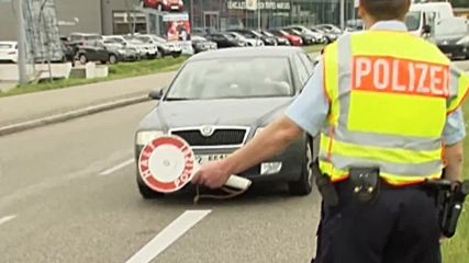 Немската полиция на крак на границата с Франция