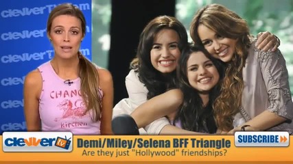 Demi miley selena Bff Triangle
