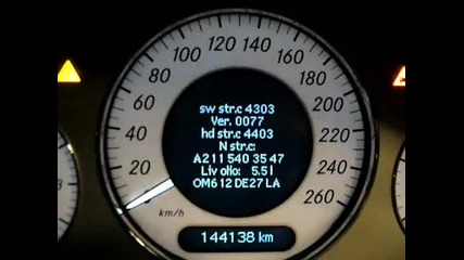 How to measure oil level on W211 S211 Mercedes Benz E - klas 