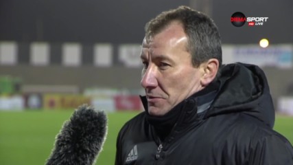 Белчев: Лошото е, че не вкарахме гол, а доброто - че пак не ни отбелязаха
