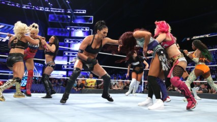 Chaos breaks out among WWE Evolution Battle Royal participants: SmackDown LIVE, Oct. 23, 2018
