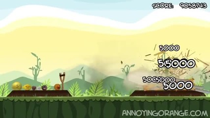 Annoying Orange vs Angry Birds Pear - Youtube