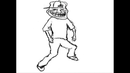 Troll face танцува на dubstep