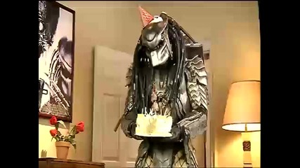 Aliens vs. Predator Birthday Cake 