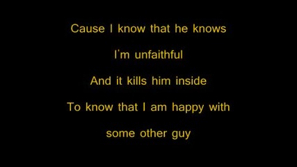 Rihanna Unfaithful Lyrics