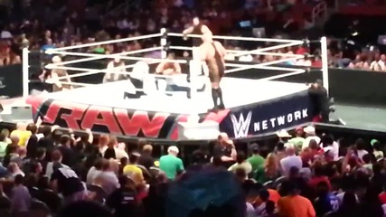 Big Show and Dean Ambrose vs Bray Wyatt and Seth Rollins