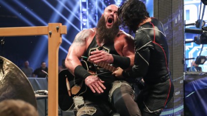 Braun Strowman & Elias vs. Shinsuke Nakamura & Cesaro – Symphony of Destruction Match: SmackDown, Feb. 21, 2020