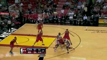Nba Preseason: Cska Moscow vs Miami Heat 12.10.10 