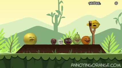 Annoying Orange vs Angry Birds Grandpa Lemon - Youtube