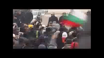 Ексклузивни кадри от протеста в София 14.01