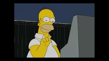 Homer Simpson tries to vote for Obama