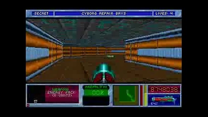 Blake Stone Planet Strike Area 24 Cyborg Repair Bays (secret Area 4) (1 4) (for Windows 95)