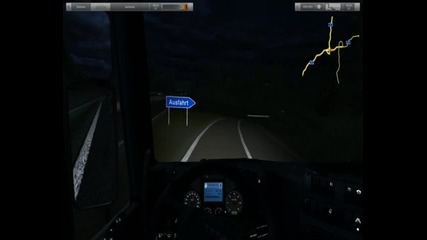 German truck simulator (gameplay) 