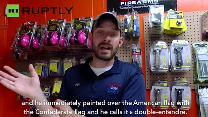 "Muslim-Free" Gun Store Sells Confederate Flag Art by George Zimmerman