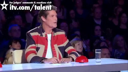 Великобритания Търси Талант -джо Показва добри Умения.