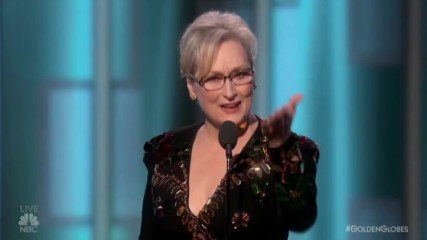 Meryl Streep Speech The Golden Globes 2017