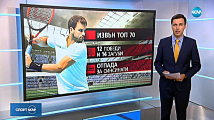 Григор Димитров извън топ 70 на света за първи път от 7 години